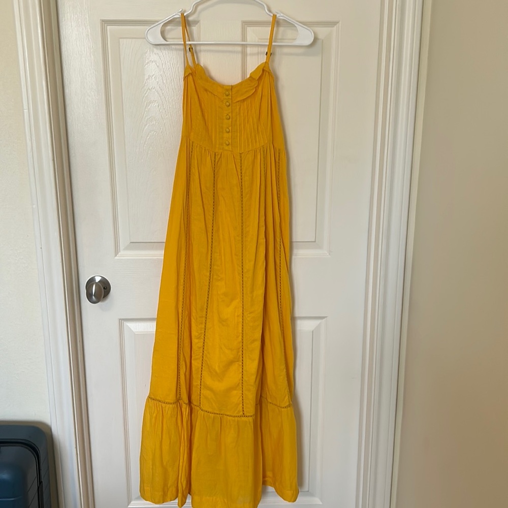 Anthropologie (Maeve) Yellow Maxi Dress